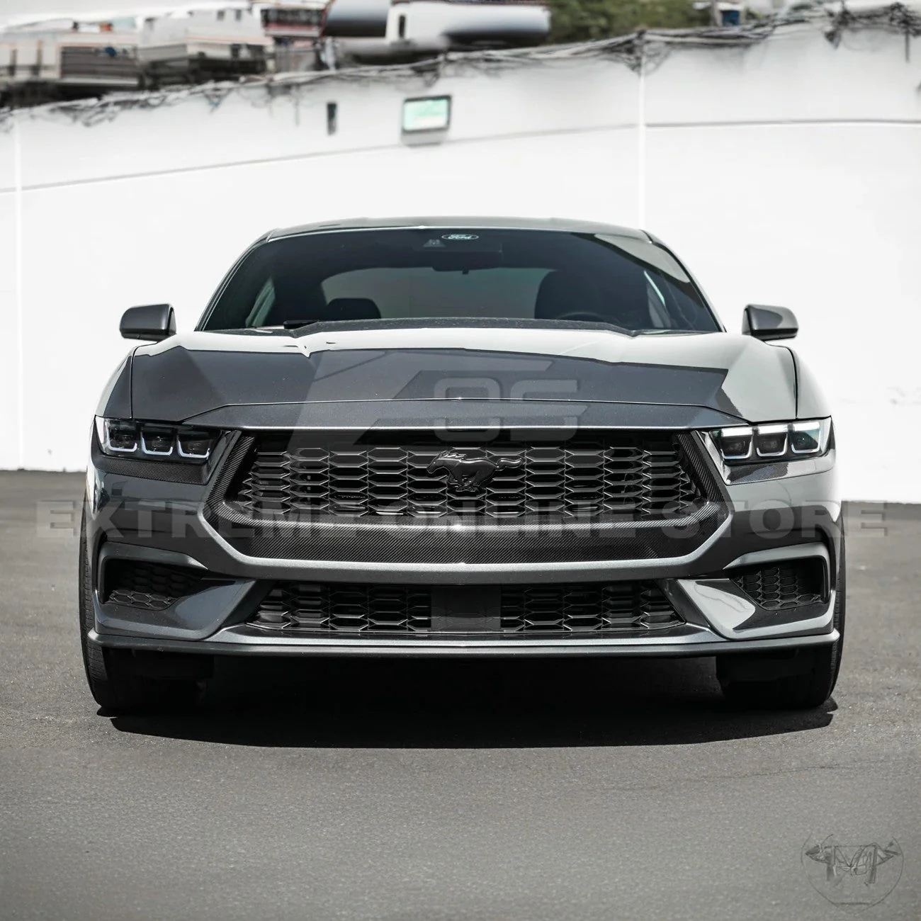2024-Up Ford Mustang Center Grille Lower Trim Frame - Image 5