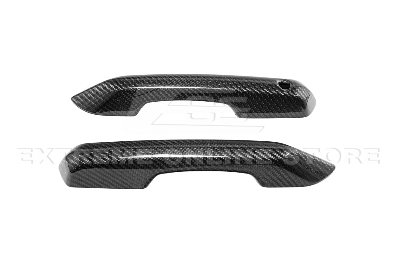 2024-Up Ford Mustang DRY CARBON FIBER Door Handle Cover - Image 11