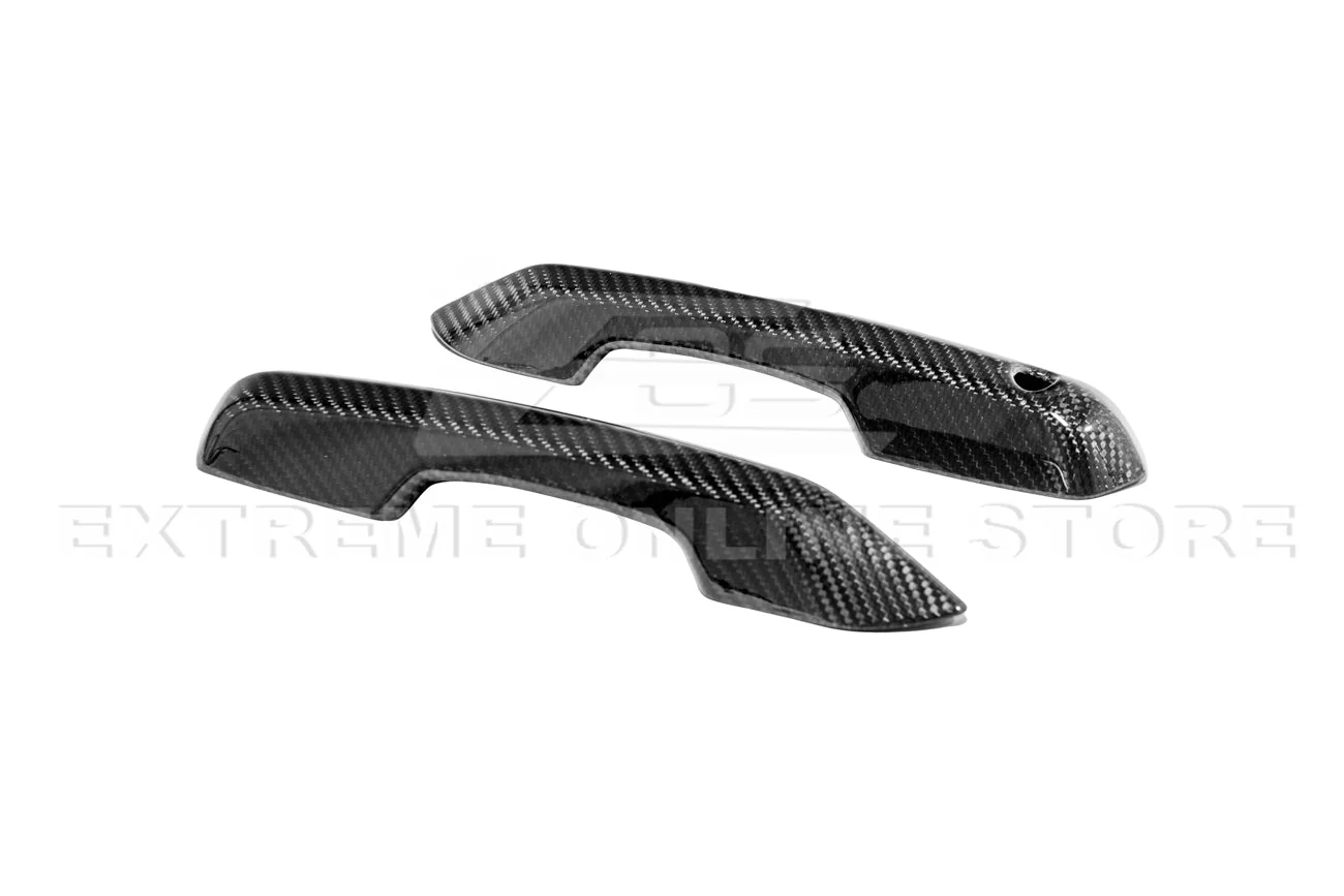 2024-Up Ford Mustang DRY CARBON FIBER Door Handle Cover - Image 9