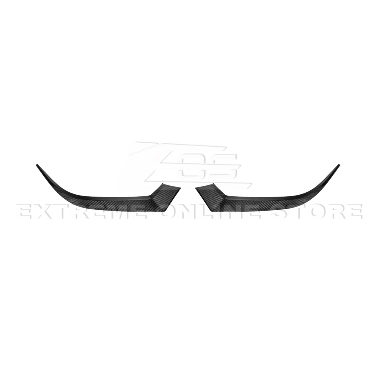 2024-Up Ford Mustang DRY CARBON FIBER Headlight Eyebrow Trim Cover Pair - Image 13