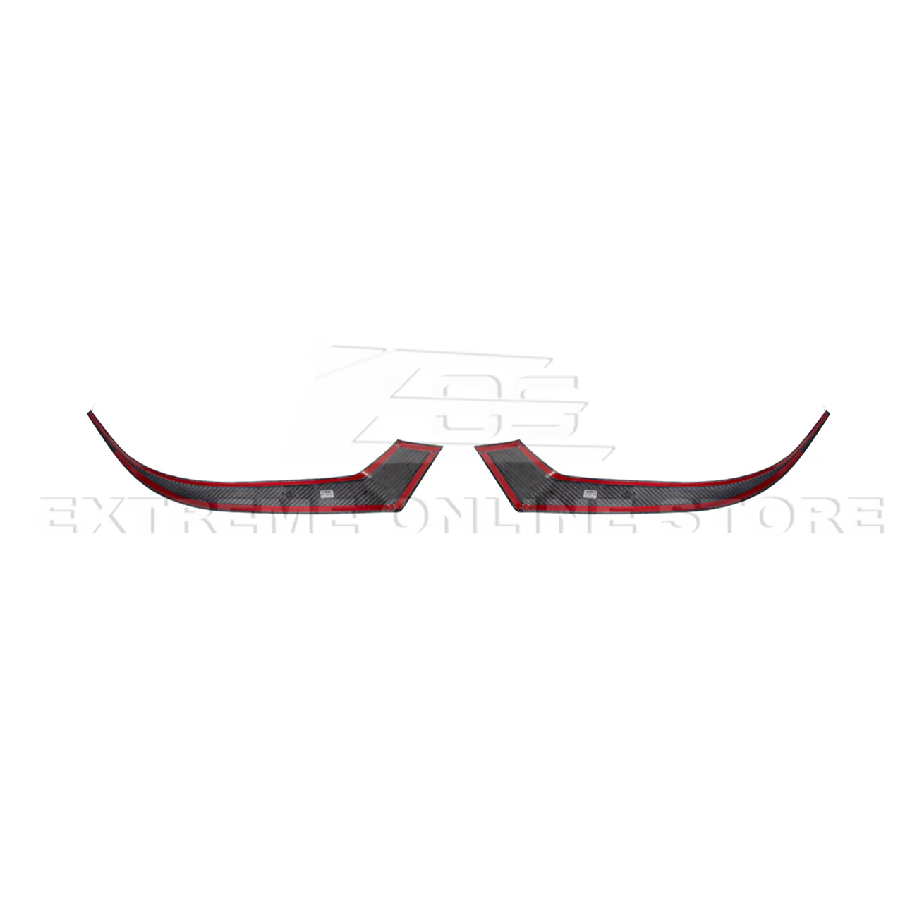 2024-Up Ford Mustang DRY CARBON FIBER Headlight Eyebrow Trim Cover Pair - Image 19