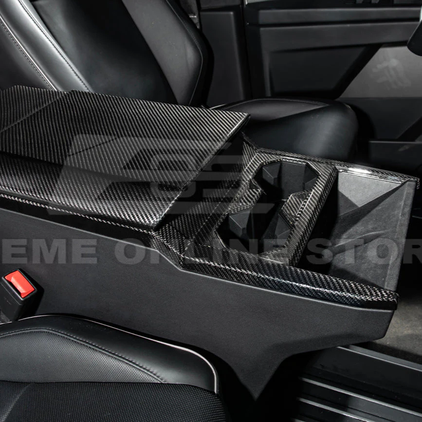 2024-Up Tesla Cybertruck Center Cup Holder Cover - Image 12