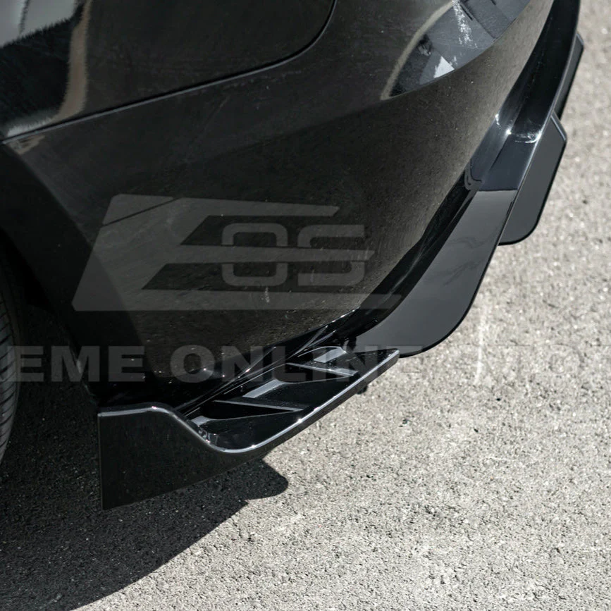 2024-Up Tesla Model 3 Performance Style Rear Bumper Diffuser Lip - Image 10