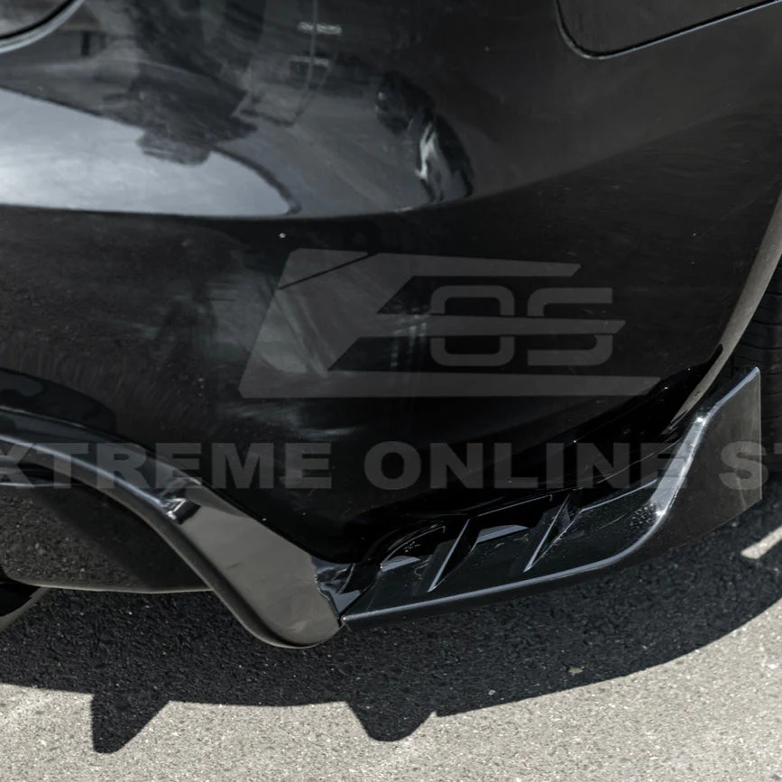 2024-Up Tesla Model 3 Performance Style Rear Bumper Diffuser Lip - Image 14