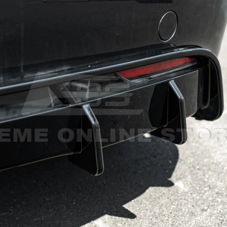 2024-Up Tesla Model 3 Performance Style Rear Bumper Diffuser Lip - Image 17
