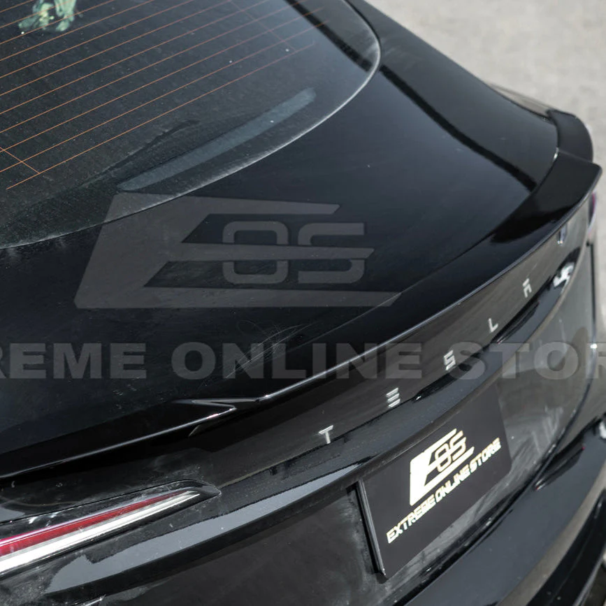 2024-Up Tesla Model 3 Performance Style Rear Trunk Wing Spoiler - Image 21