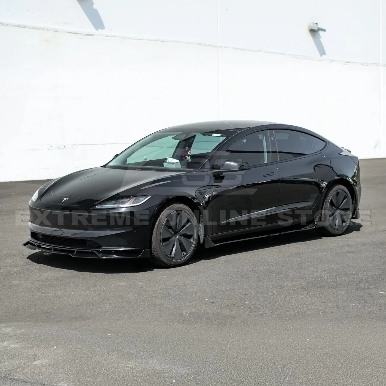 2024-Up Tesla Model 3 Performance Style Side Skirts Rocker Panel Pair - Image 3