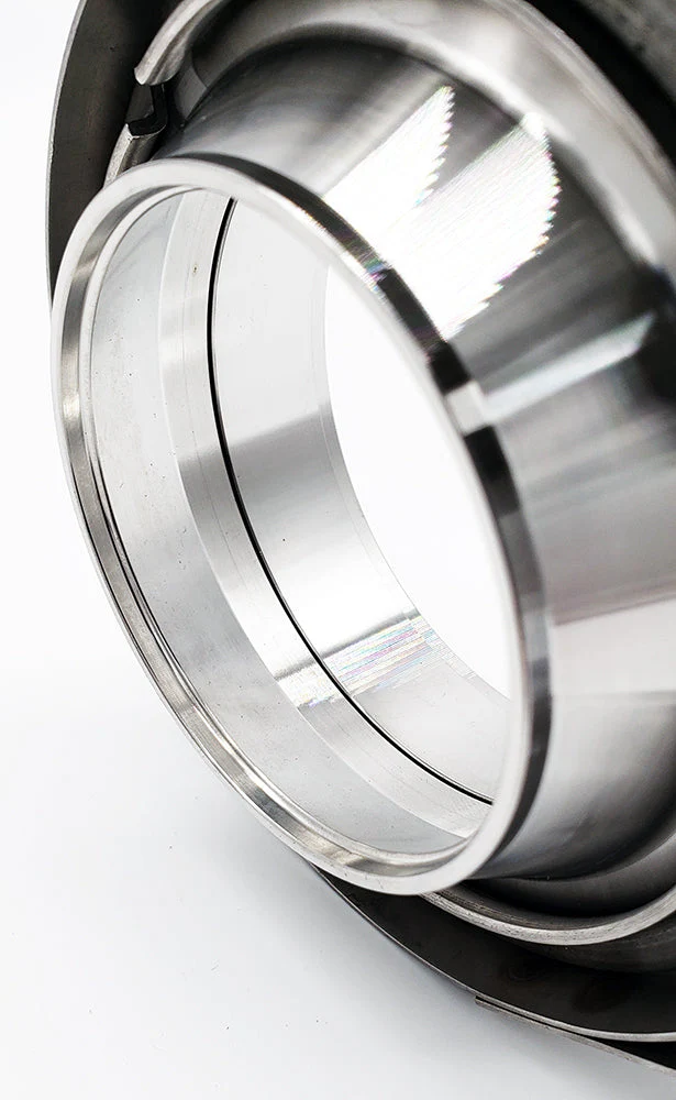 3.500" x 3.000" Reducing V-Band Assembly "Male/Female" 304 Stainless - Quick Release Clamp - Image 2