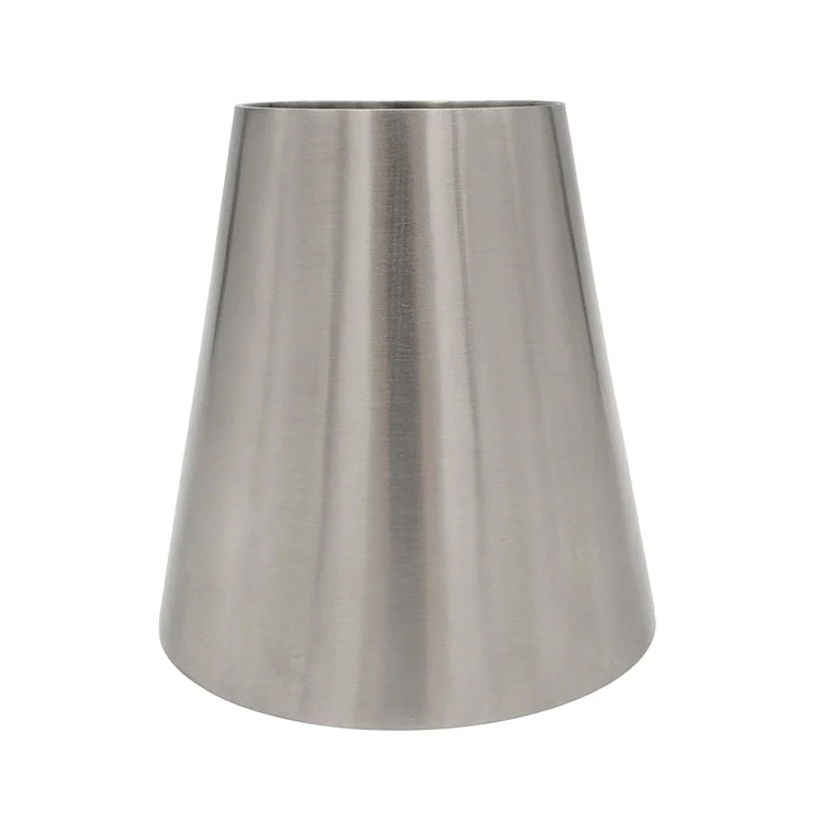 4.000" OD x 3.500" OD 14ga Reducer - Polished OD - 6061 Aluminum - (3.000" Long)