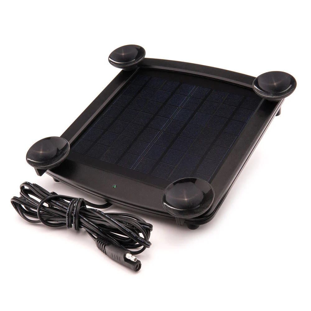 5 Watt Solar 12V Battery Charger with Windshield Mount - Image 2