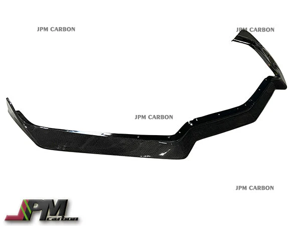 5VM Style Carbon Fiber Front Bumper Add-on Lip Fits For 2020-2025 Chevrolet Corvette C8 Stingray & Z51  Only - Image 2