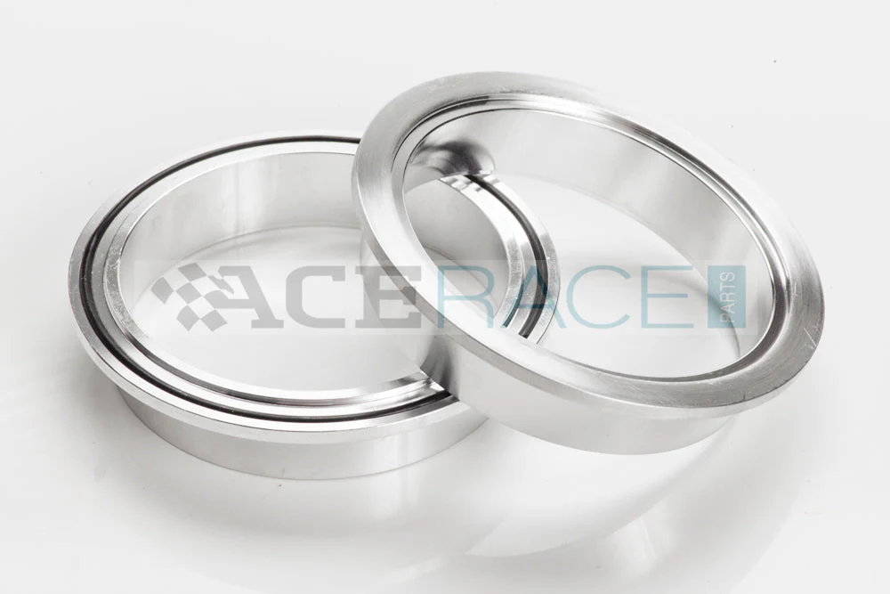 6.000" V-Band Assembly - Aluminum "Male + O-Ring/Female" Flanges, 304 Stainless Clamp - Image 2