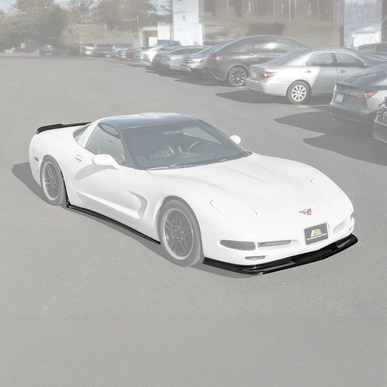 1997-04 Corvette C5 ZR1 Front Vented Lip Side Skirts Rear Spoiler - Image 2