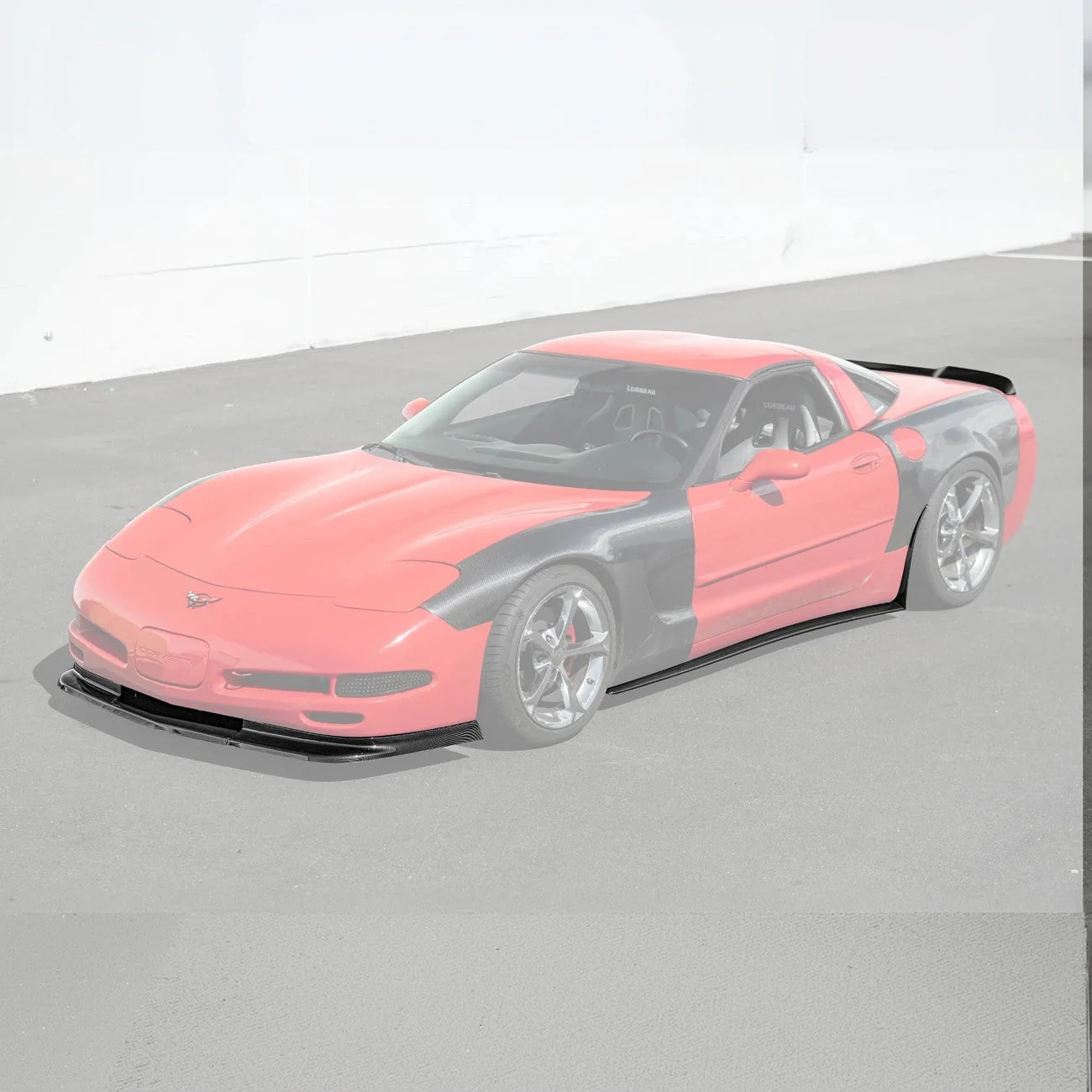 1997-04 Corvette C5 ZR1 Front Vented Lip Side Skirts Rear Spoiler - Image 36