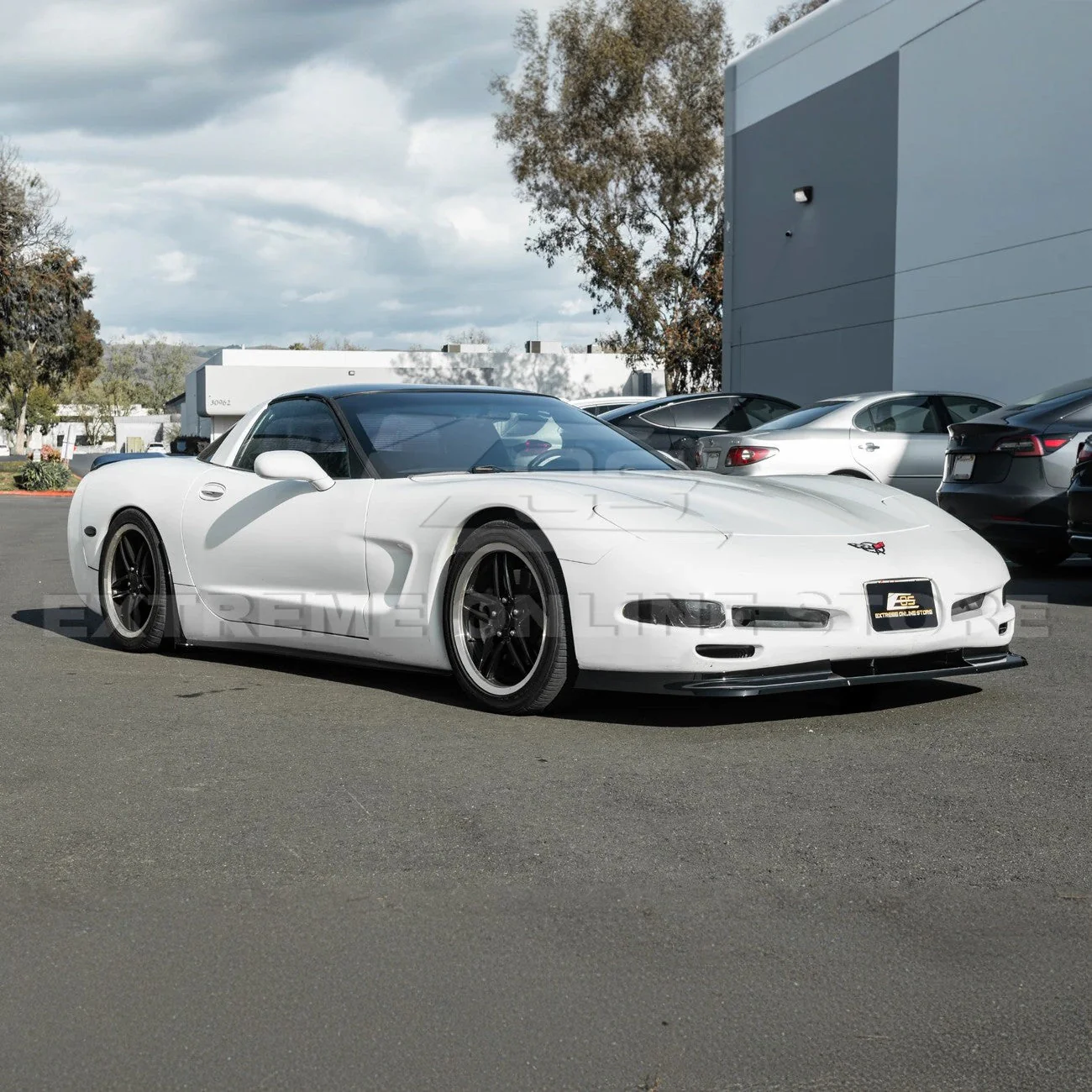 1997-04 Corvette C5 ZR1 Front Vented Lip Side Skirts Rear Spoiler - Image 4