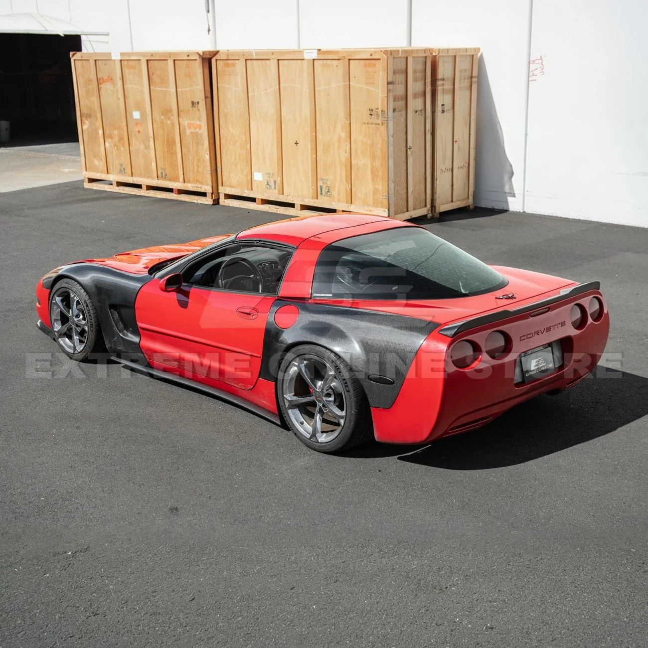1997-04 Corvette C5 ZR1 Front Vented Lip Side Skirts Rear Spoiler - Image 40