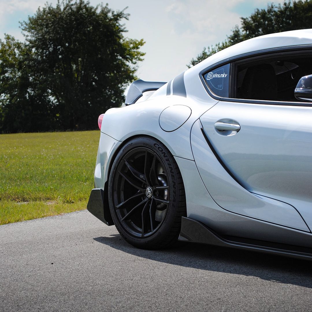 AG Style Carbon Fiber Side Skirts - Toyota Supra MKV A90/A91 | Palenon Performance - Image 3