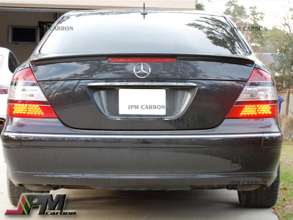 [JPMCarbon] AMG Style Carbon Fiber Trunk Spoiler Fits For 2003-2009 Mercedes-Benz W211 E-Class Sedan - Image 2
