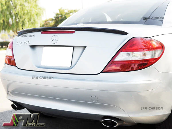 AMG Style Carbon Fiber Trunk Spoiler For 2005-2010 Mercedes-Benz R171 SLK-Class Only - Image 3