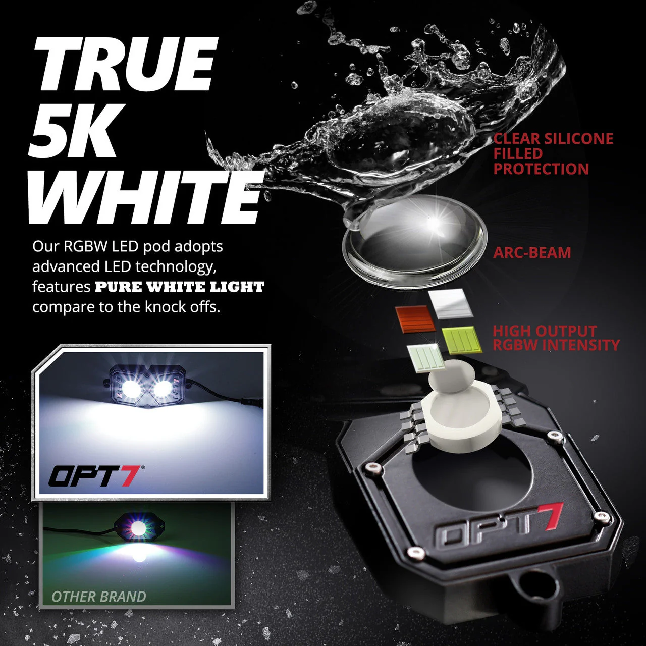 AURA 09-18 Ram Bundle- RGBW Headlights +Interior + Quantum Rock lights + Grille w- Bluetooth - Image 18