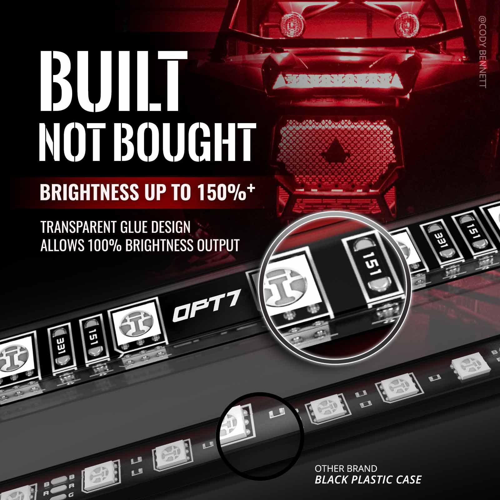 AURA ATV-UTV Underbody Glow LED Lighting Kit Remote Control - Full Color Spectrum - Image 4