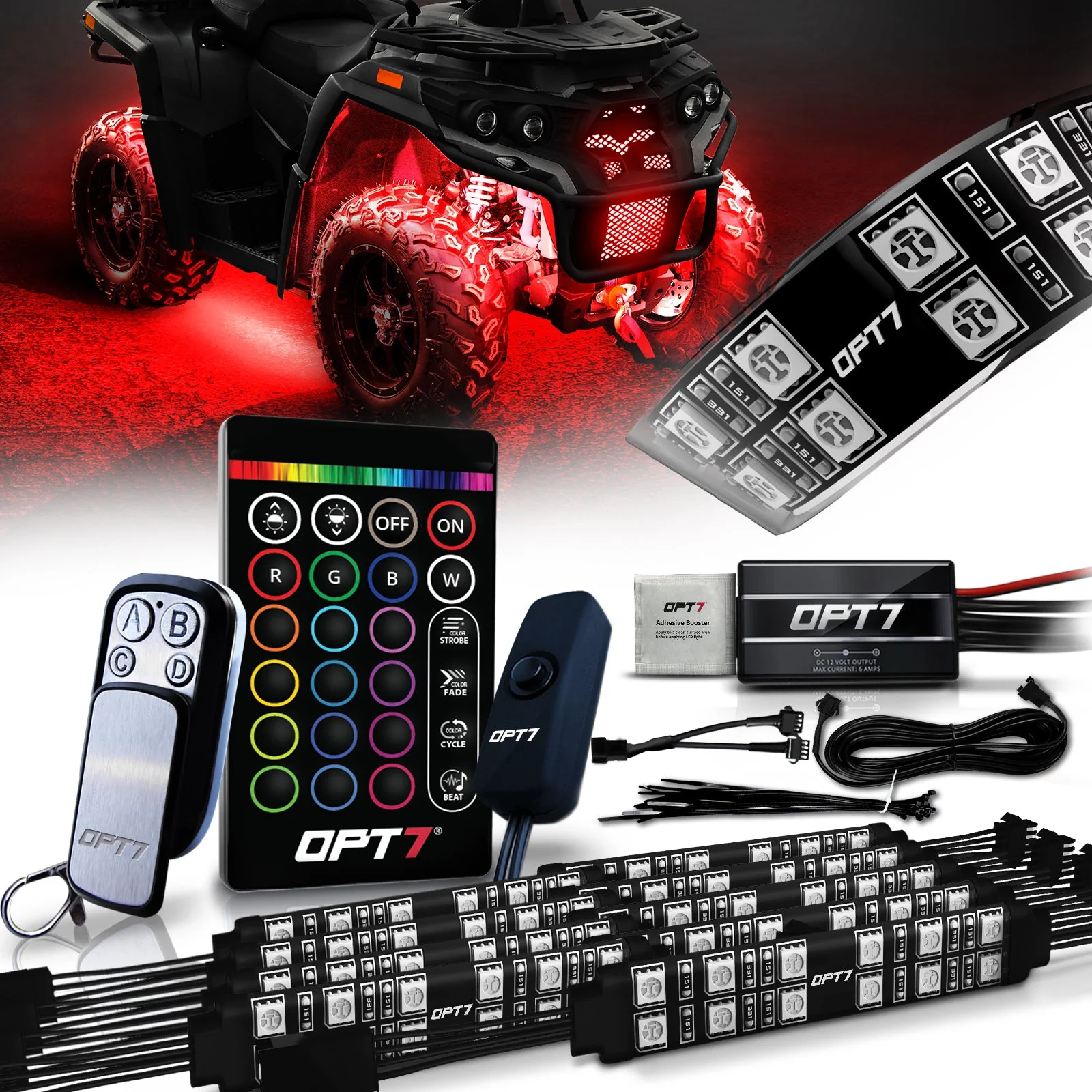 AURA ATV-UTV Underbody Glow LED Lighting Kit Remote Control - Full Color Spectrum - Image 9
