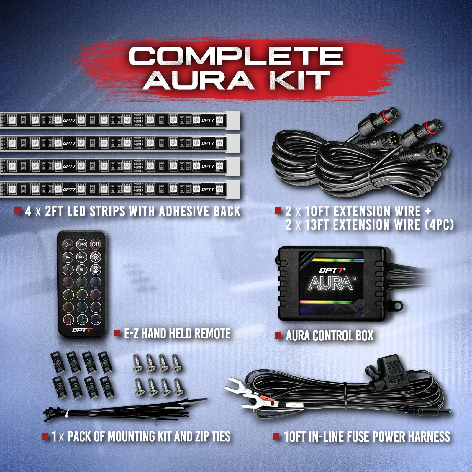 AURA Boat Interior LED Lighting Kit - Remote Control Full Color Spectrum - Image 9