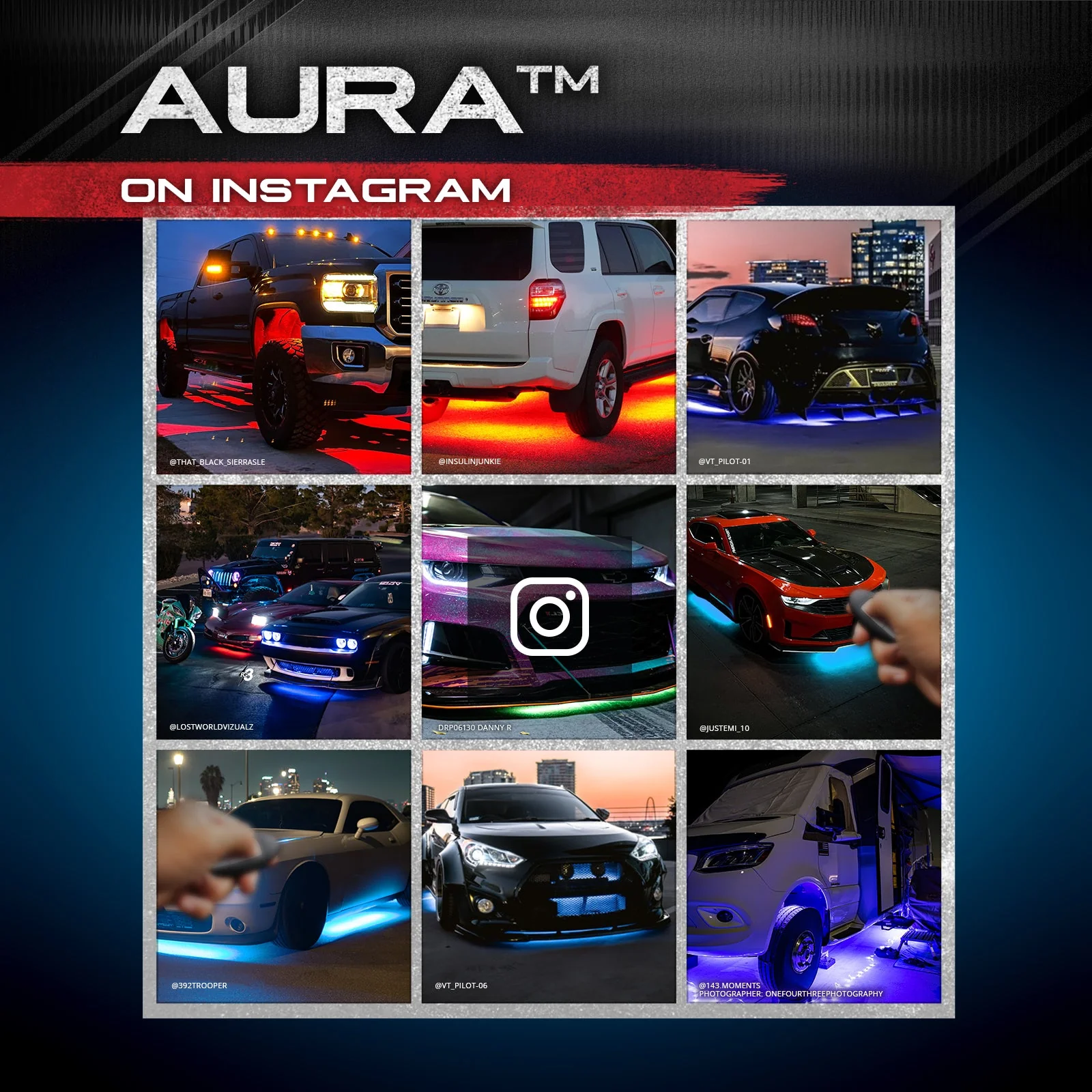 AURA Class B & B+ RV Camper LED Aluminum Underglow Lighting Kit - Wireless Remote Control Full Color Spectrum - Image 7