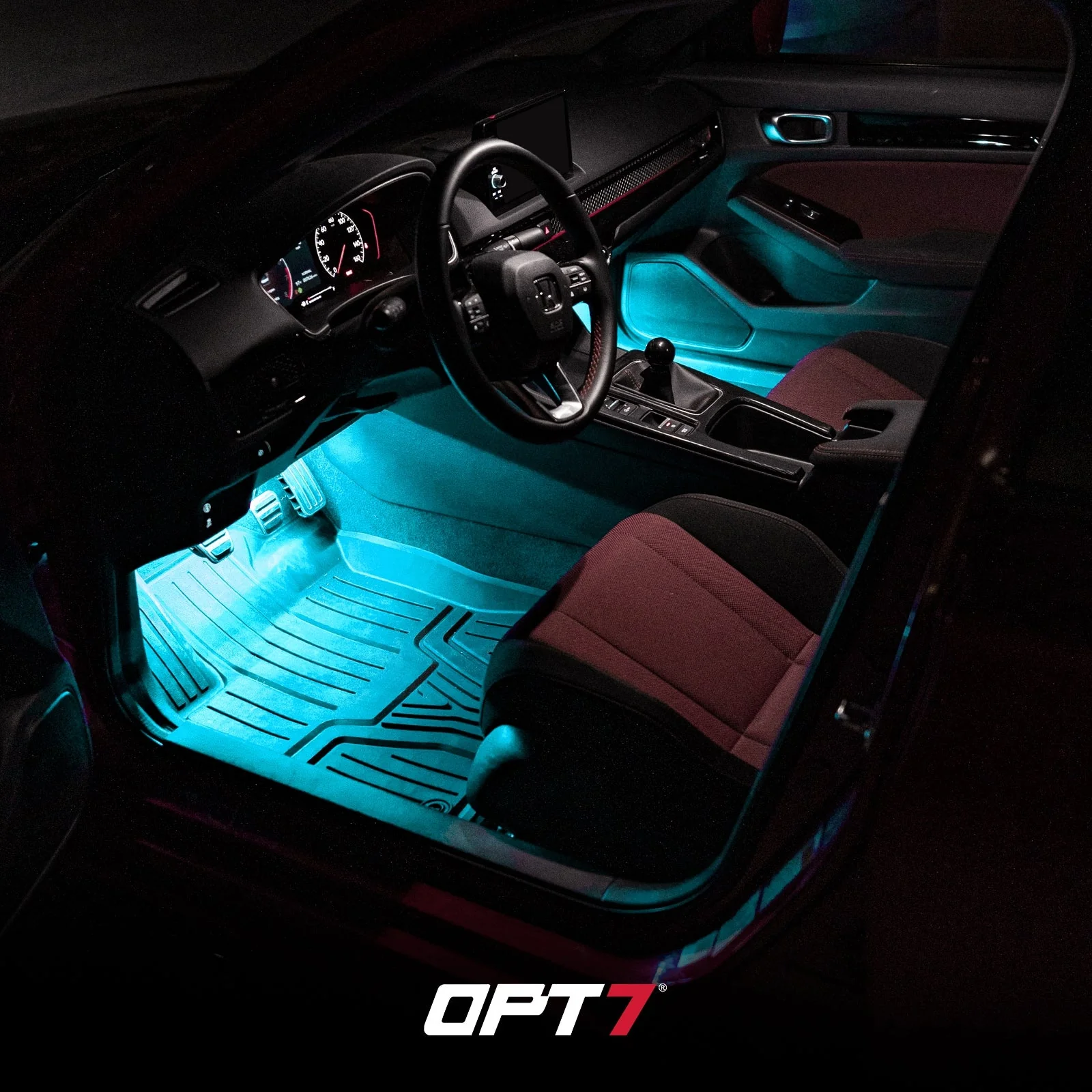 AURA LED Double Row Interior Ambient Lighting Kit - Remote Control Full Color Spectrum - Image 10