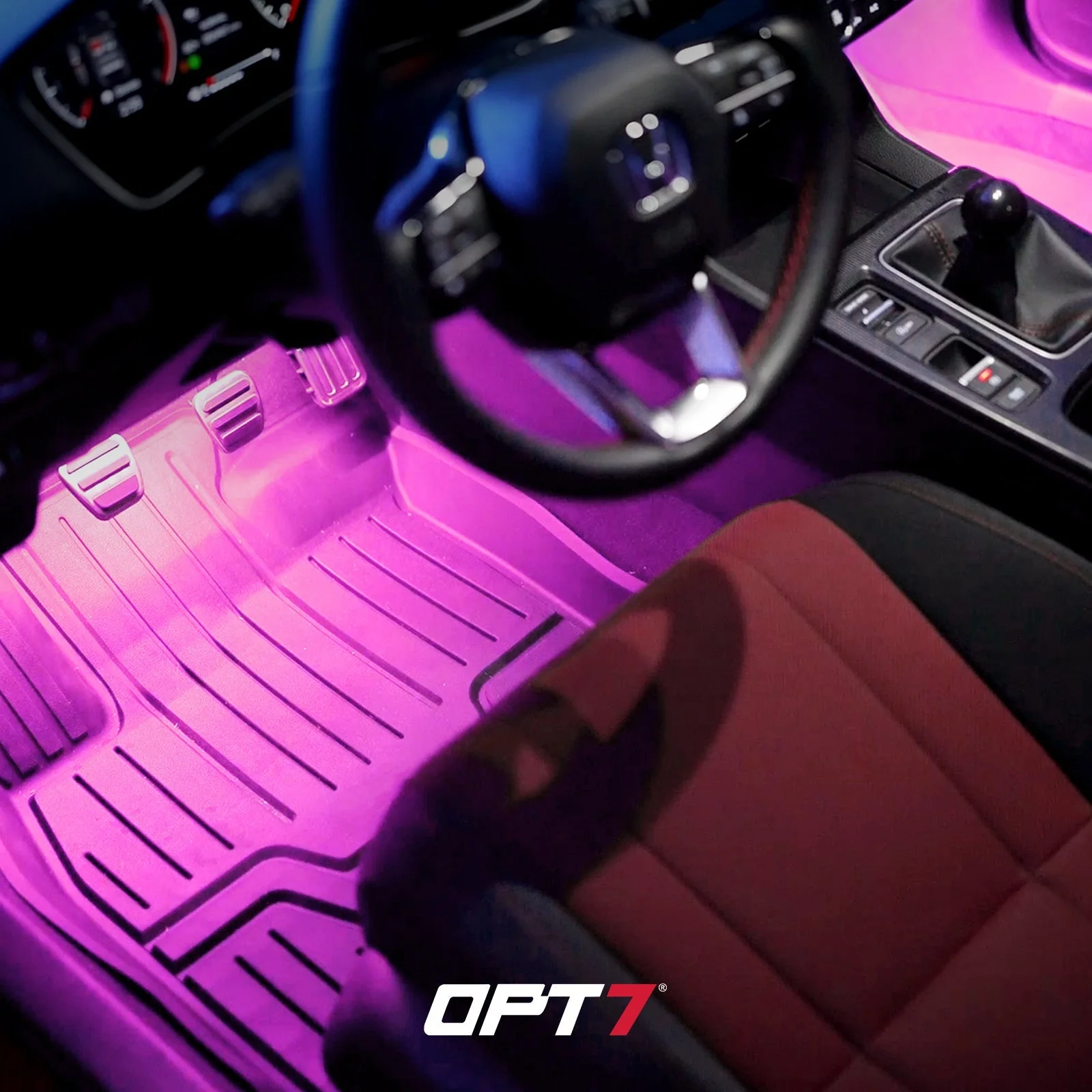 AURA LED Double Row Interior Ambient Lighting Kit - Remote Control Full Color Spectrum - Image 11