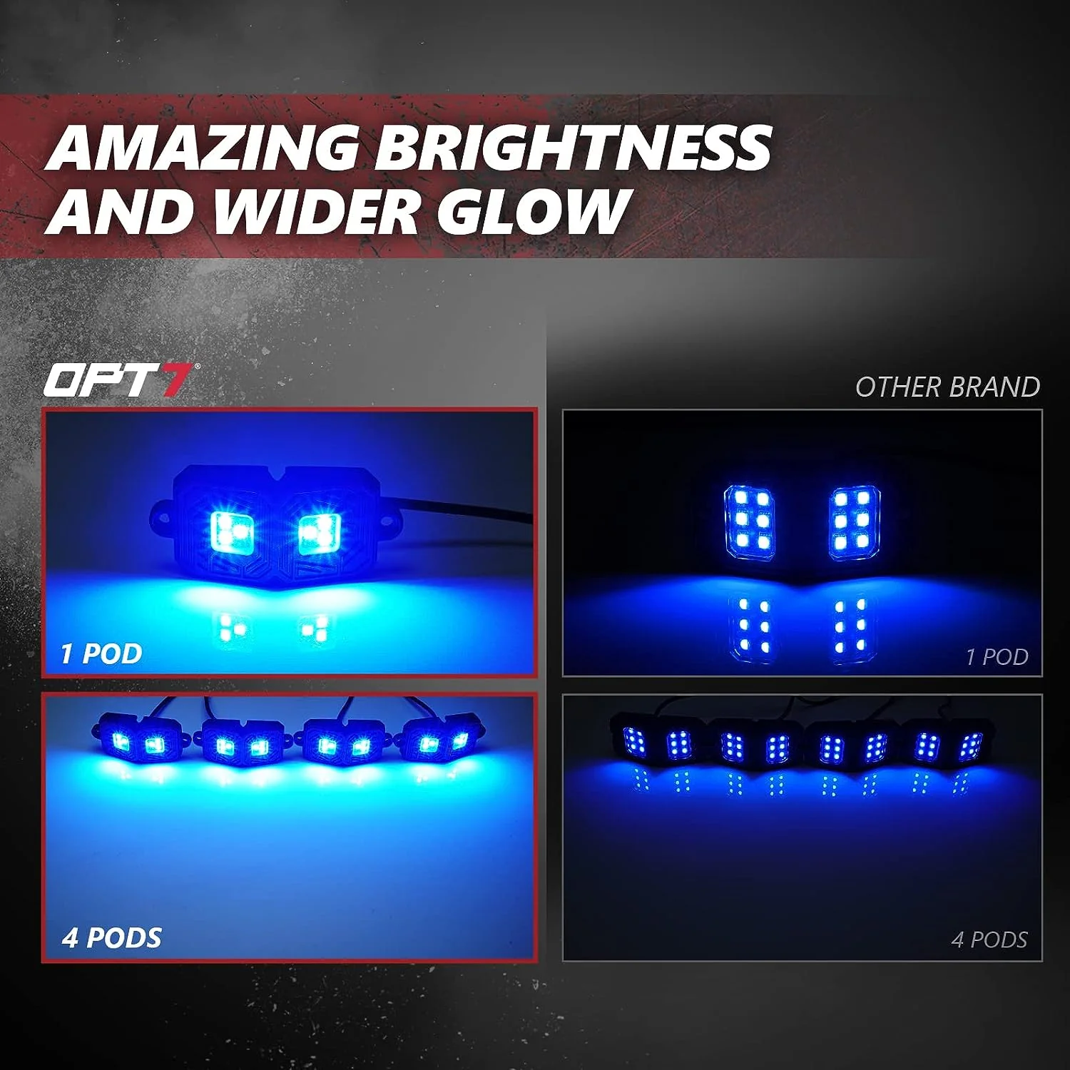 AURA LED Lighting Kit Bundle - Grille + DreamColor Underglow + Photon RGB- Remote Control - Image 14