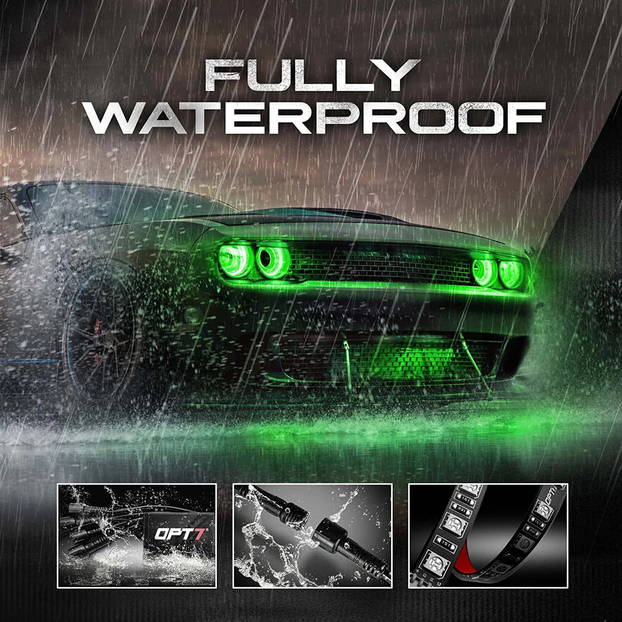AURA LED Lighting Kit Triple Bundle (Halo + Interior + Underglow) for Dodge Challenger - Remote Control - Image 6