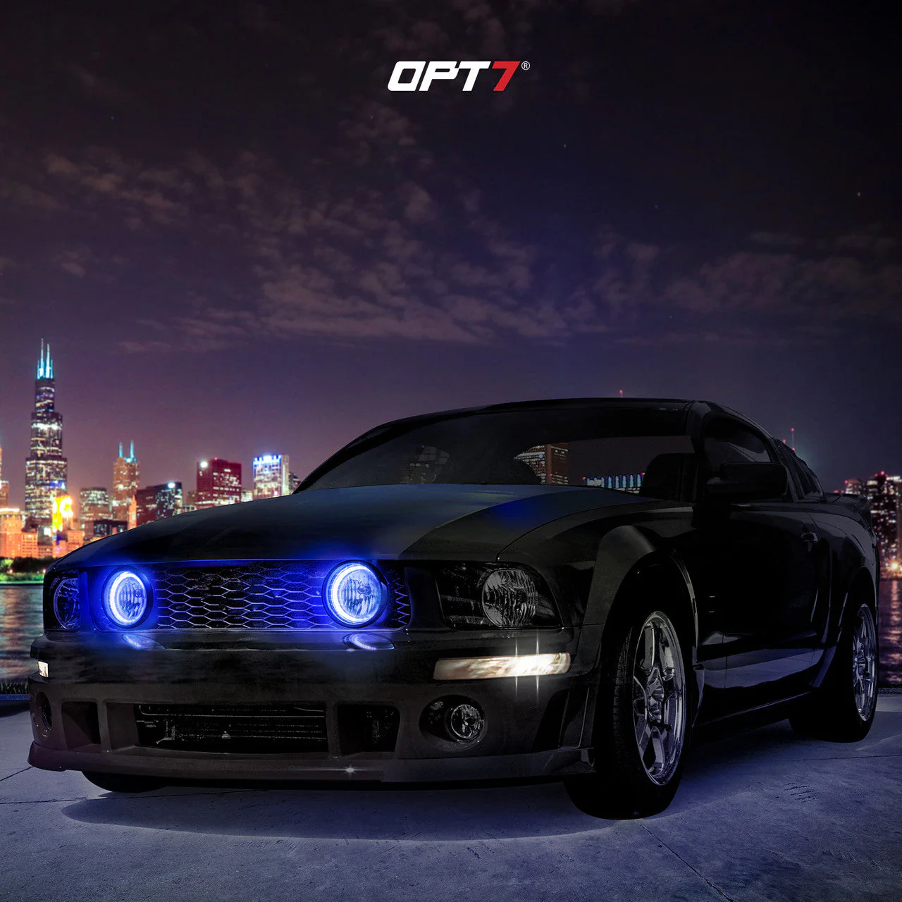 AURA PRO Bluetooth Day Time Running Light DRL Halo RGB for Ford Mustang 2005-2014 - Install Friendly - Image 12