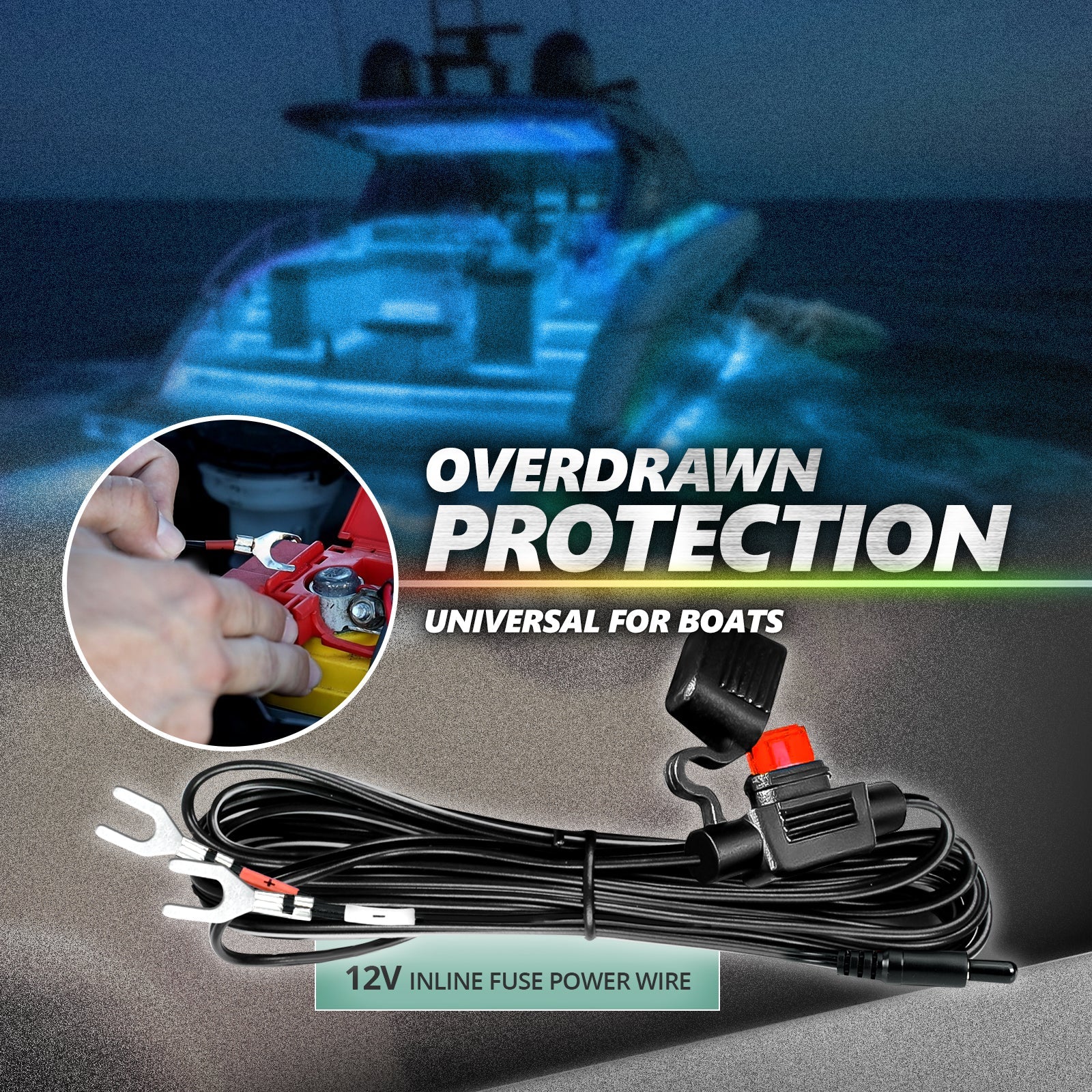 AURA PRO Boat Interior LED Lighting Kit 4 x 48-Inch Multi-Color Strips - Bluetooth Enabled APP Full Color Spectrum - Image 6
