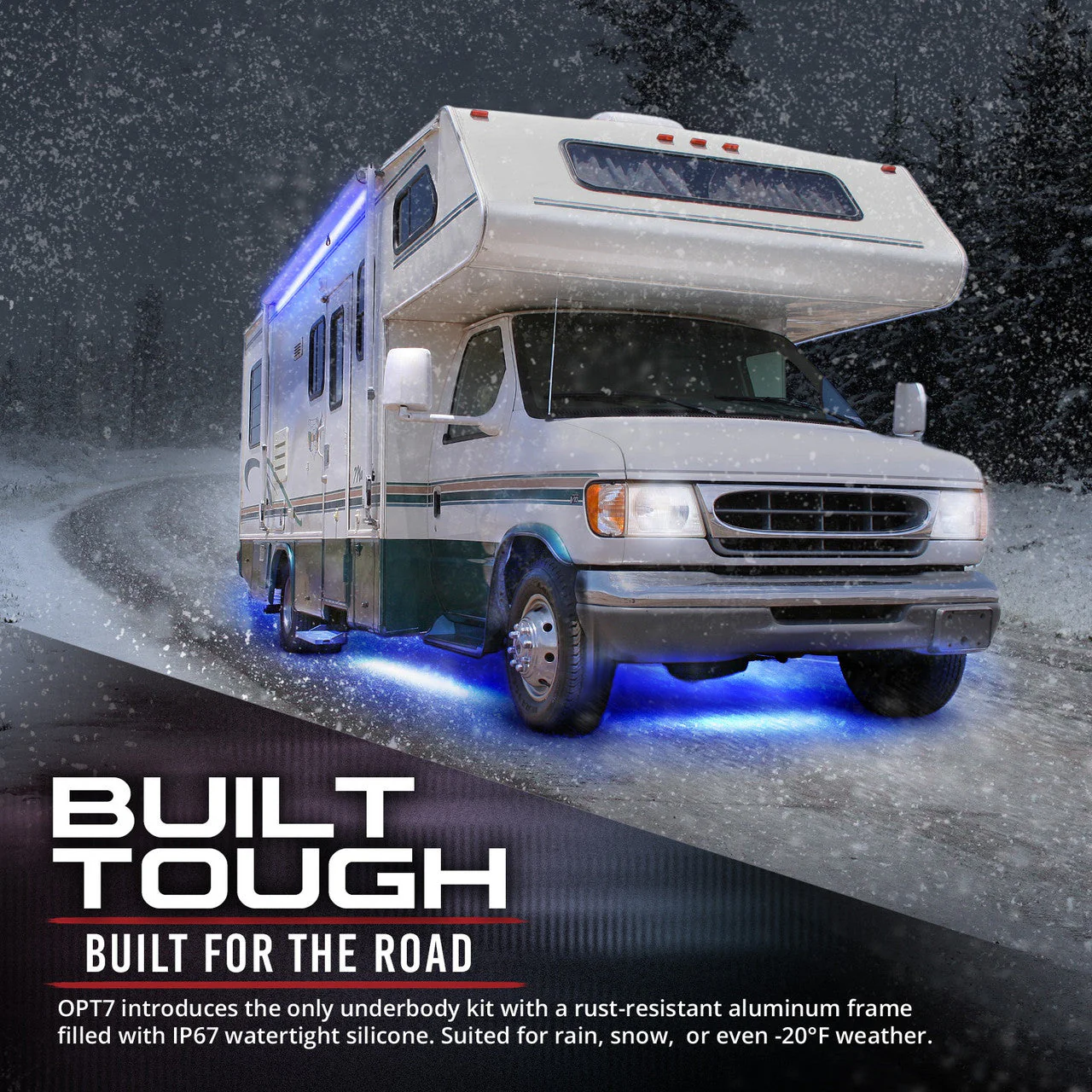 AURA PRO RV LED Aluminum Underglow Lighting Kit - Bluetooth Enabled APP Full Color Spectrum - Image 11