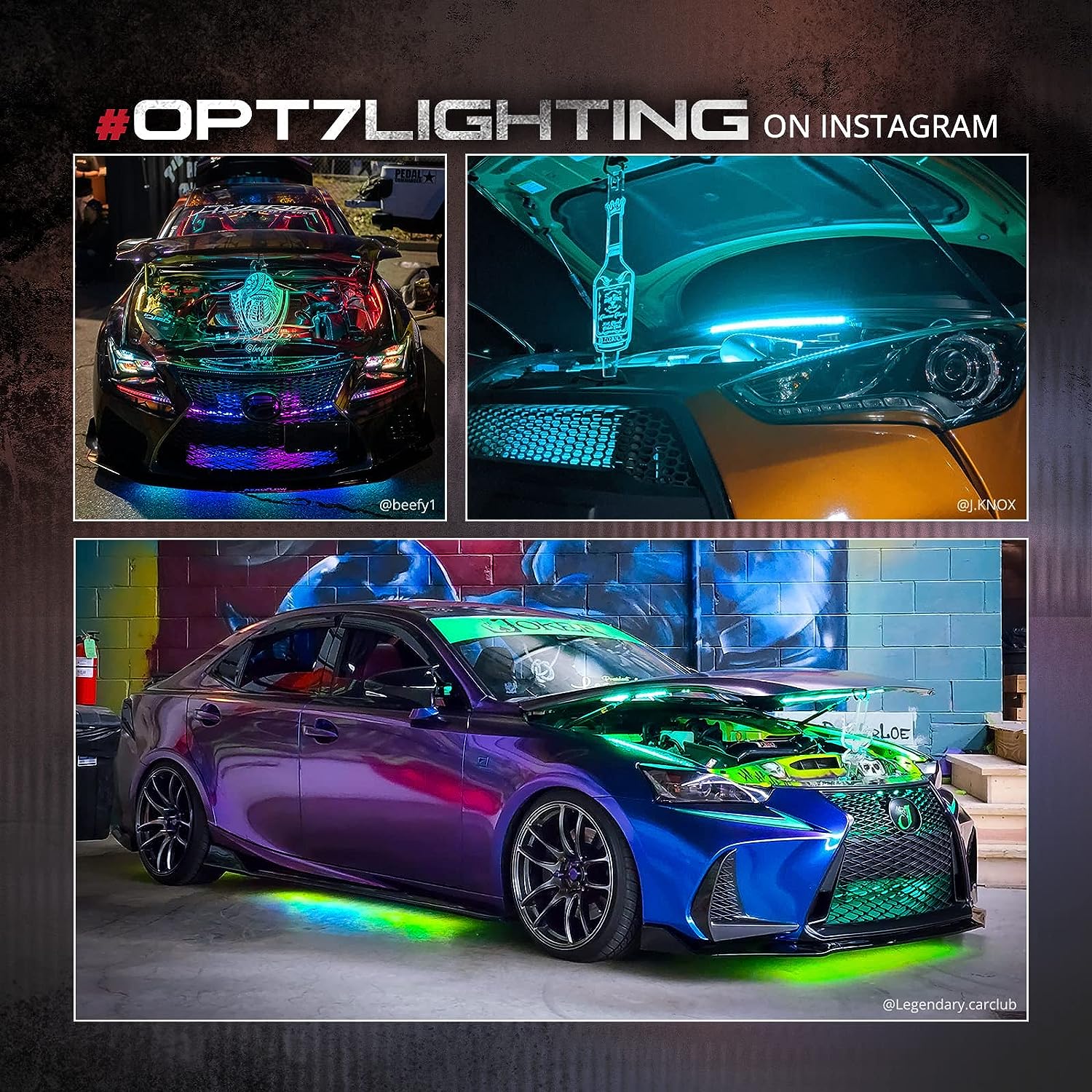 AURA Under The Hood Bundle ( Interior LED Kit + Engine Bay LED Kit + Grille LED Kit ) - Remote Control - Image 9