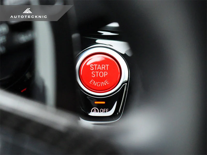 AutoTecknic Bright Red Start Stop Button - G30 5-Series | G32 6-Series GT - Image 2