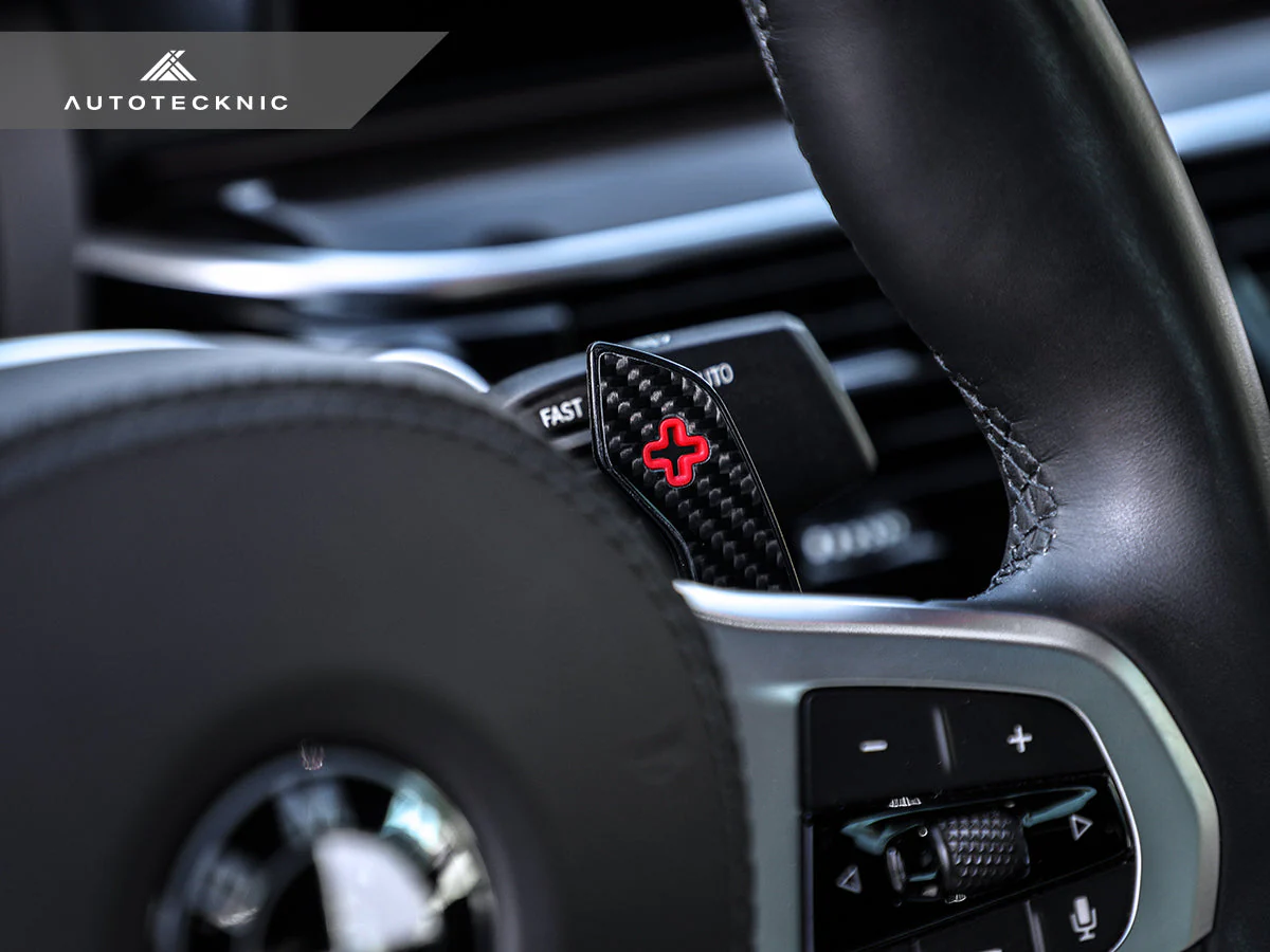 AutoTecknic Carbon Fiber Pole Position Shift Paddles - G30 5-Series - Image 8
