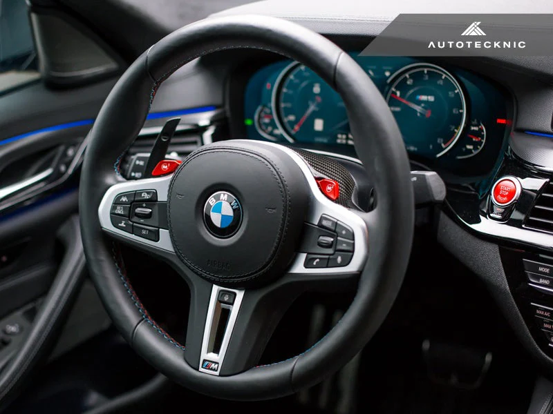 AutoTecknic Carbon Steering Wheel Top Cover - G05 X5 | G06 X6 | G07 X7 - Image 4
