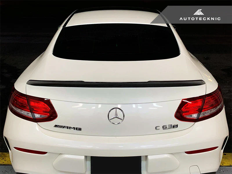 AutoTecknic Competition Carbon Trunk Lip Spoiler - Mercedes-Benz C205 C-Class Coupe - Image 7
