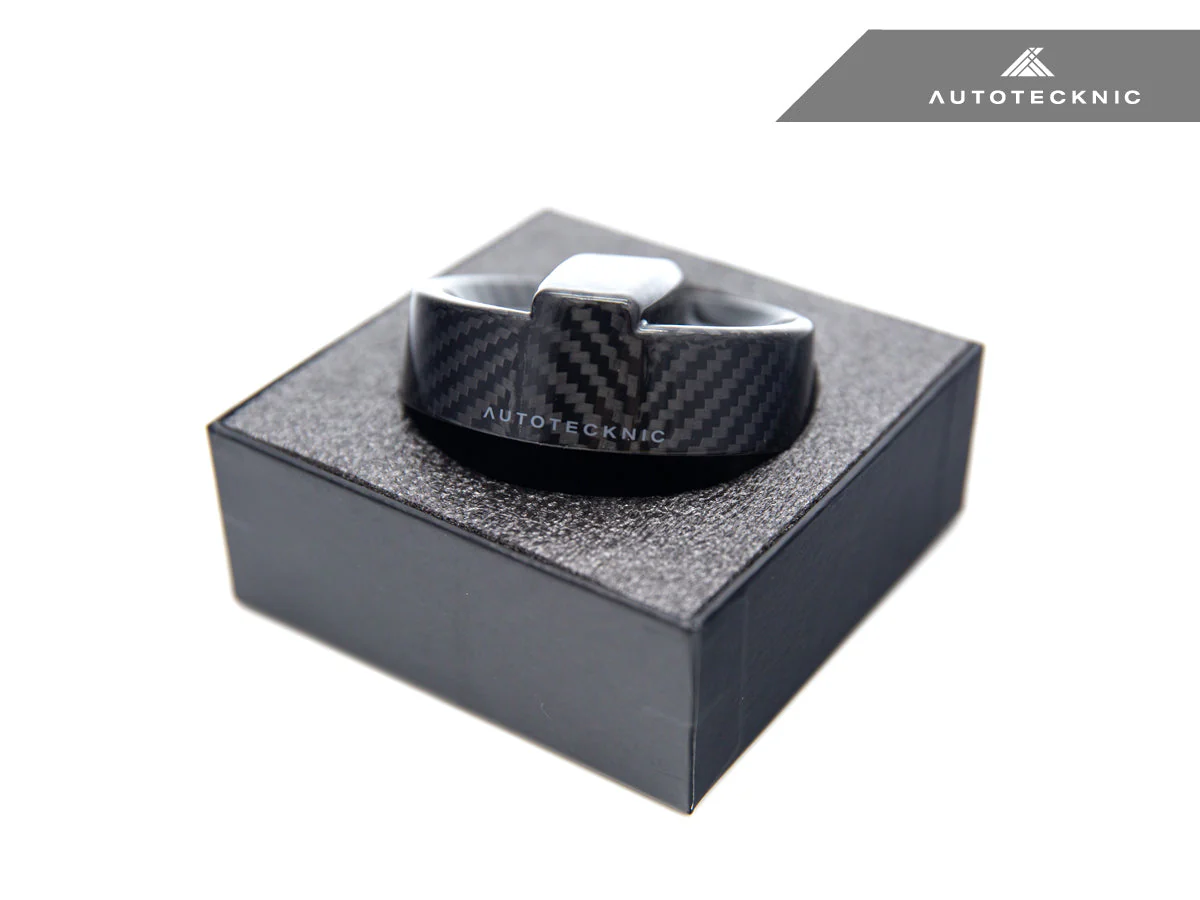 AutoTecknic Dry Carbon Competition Oil Cap Cover - E65/ E66 7-Series - Image 4