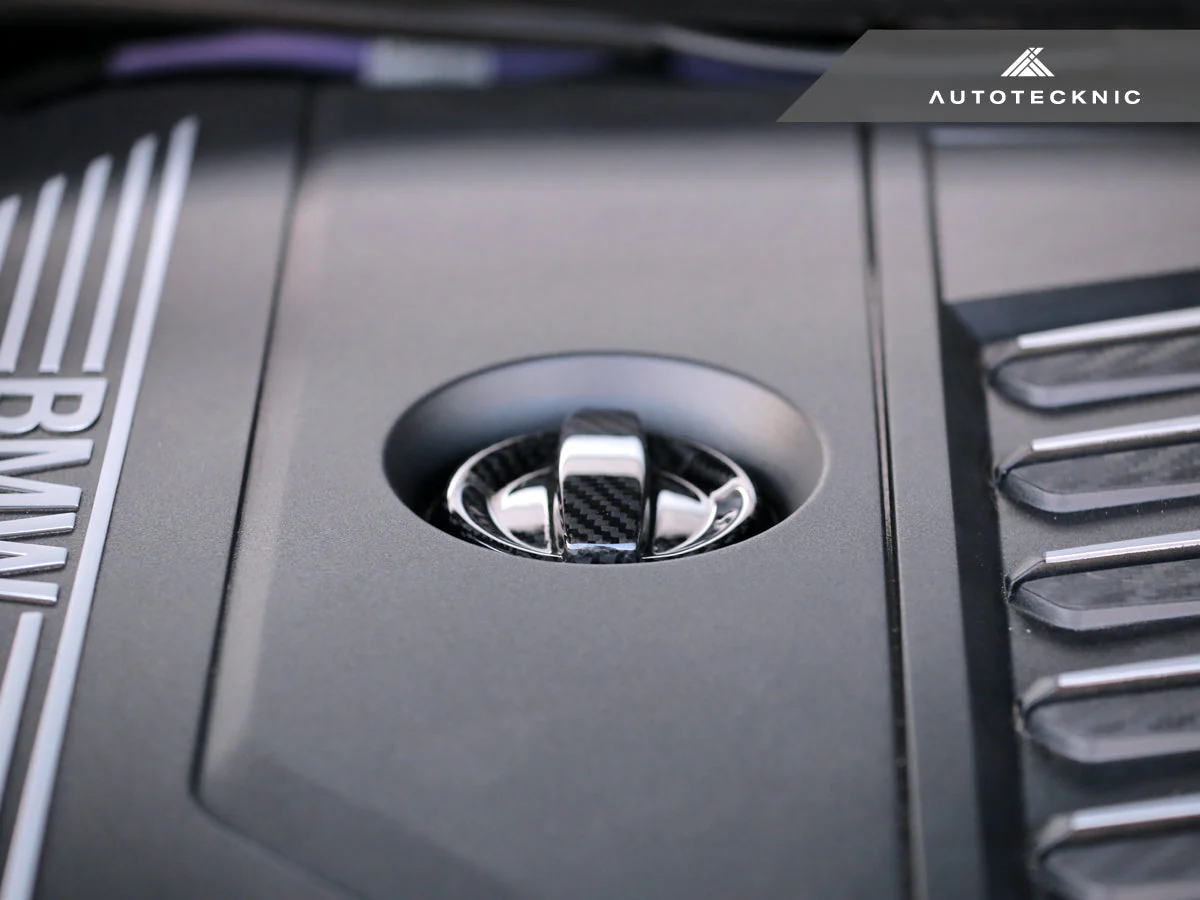 AutoTecknic Dry Carbon Competition Oil Cap Cover - G32 6-Series GT - Image 3