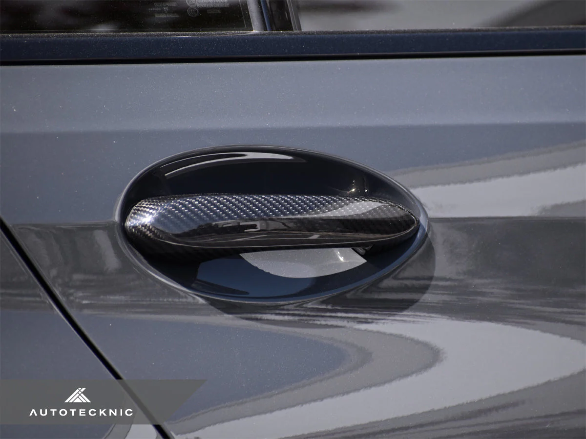 AutoTecknic Dry Carbon Door Handle Trim Set - G30 5-Series | G32 6-Series GT - Image 4