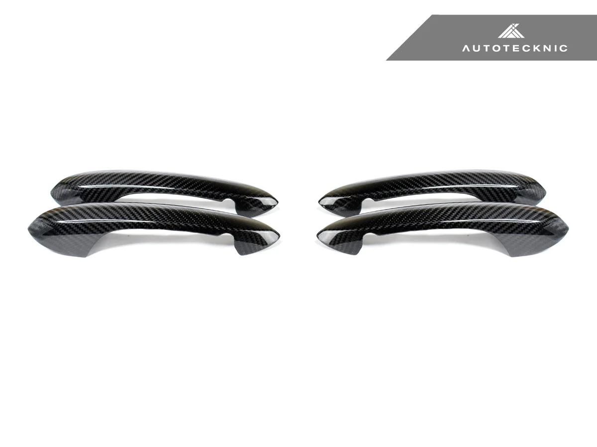 AutoTecknic Dry Carbon Door Handle Trim Set - G80 M3 - Image 2