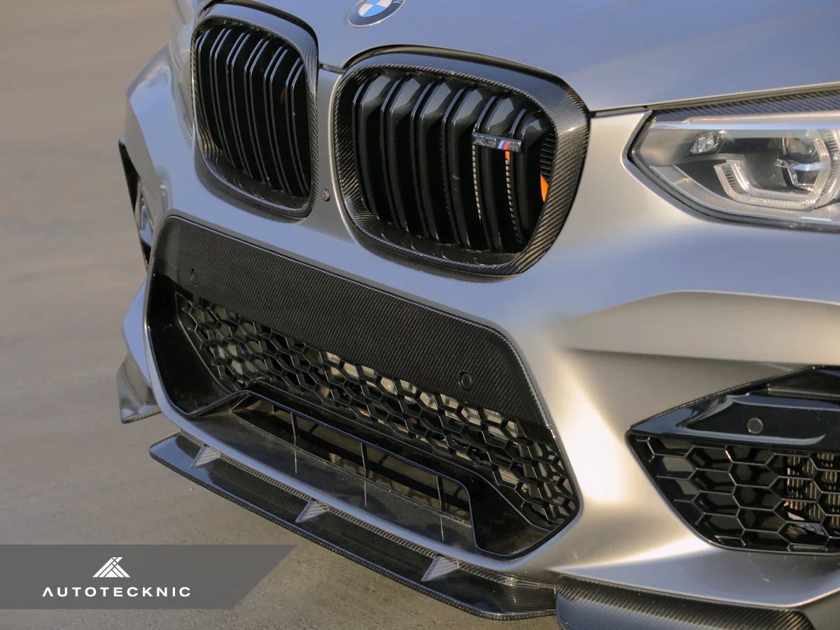 AutoTecknic Dry Carbon Fiber Bumper Trim - F97 X3M | F98 X4M Pre-LCI - Image 10