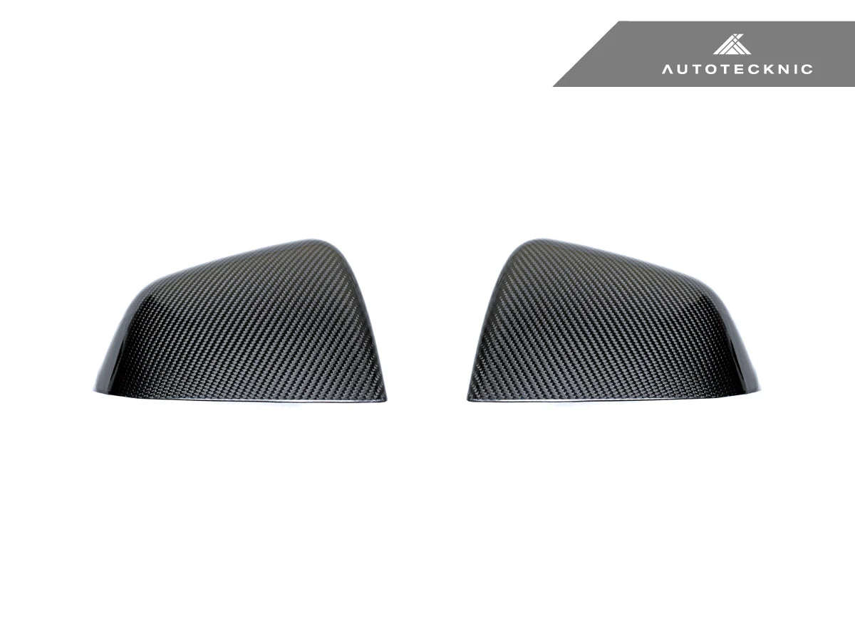 AutoTecknic Dry Carbon Fiber Mirror Covers - Tesla Model Y - Image 11