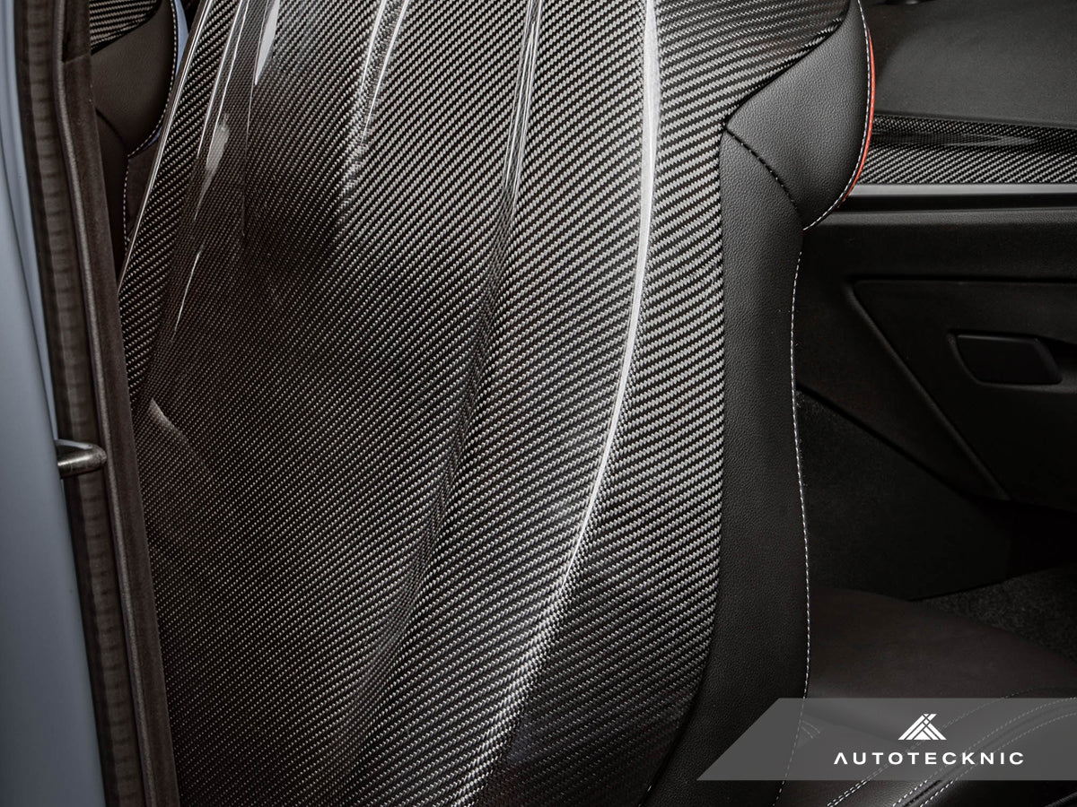 AutoTecknic Dry Carbon Full Seat Back Cover Set - G87 M2 - Image 12