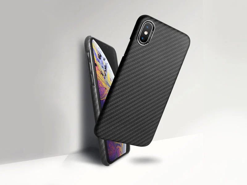 AutoTecknic Dry Carbon iPhone Cover - iPhone XS MAX - Matte Finish - Image 2