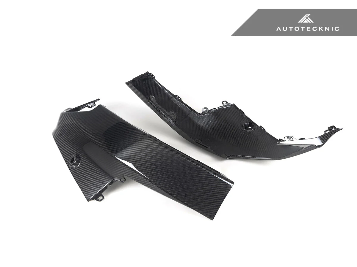 AutoTecknic Dry Carbon Rear Side Diffuser Set - G42 2-Series - Image 3