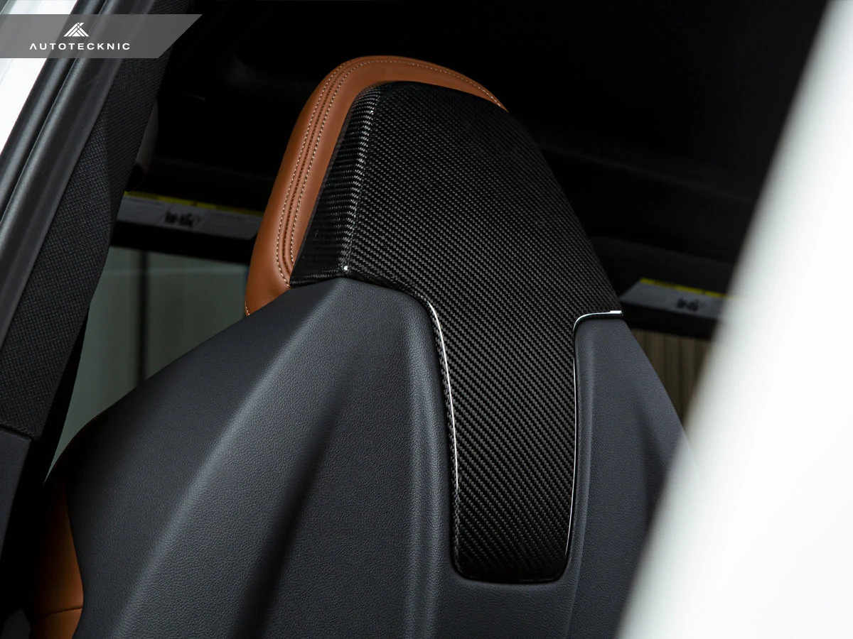 AutoTecknic Dry Carbon Seat Back Cover Set - F97 X3M | F98 X4M - Image 10
